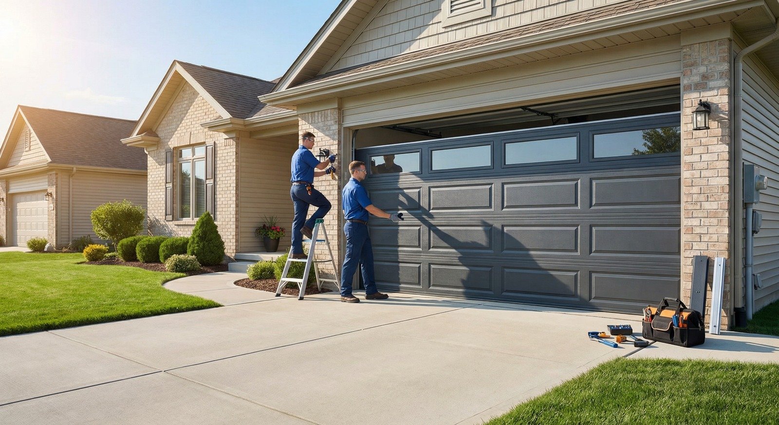 New garage door installation St. Petersburg